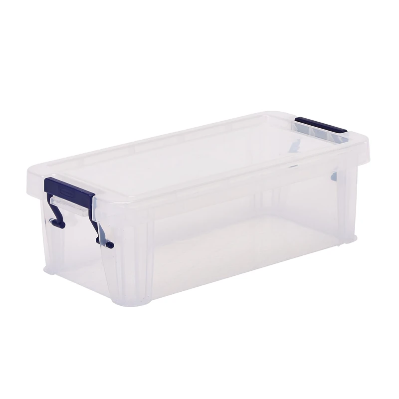 BANKERS BOX Storage Box 1.3L (10 Pack) - BPA-Free, Stackable Plastic Organizer with Clip-Lock Lid, Impact-Resistant & Fully Recyclable for Home & Office Supplies - Image 1