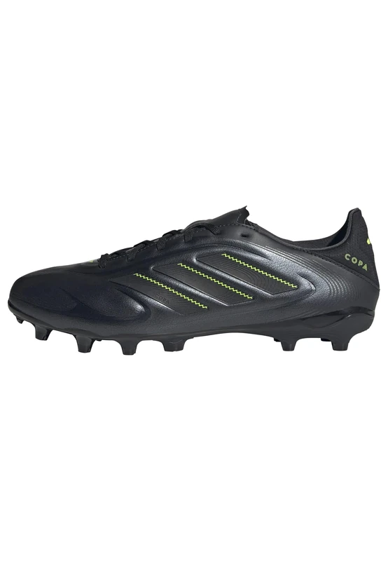 adidas Unisex COPA Pure III League Firm Ground/Multi Ground Football Boots, Core Black/DGH Solid Grey/Lucid Lemon, 10 UK