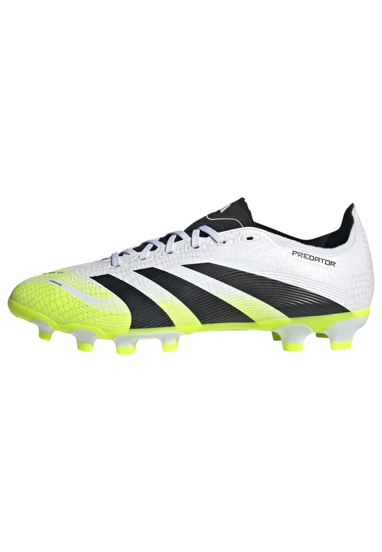 adidas Unisex Predator League Multi Ground Football Boots, FTWR White/core Black/Lucid Lemon, 6 UK