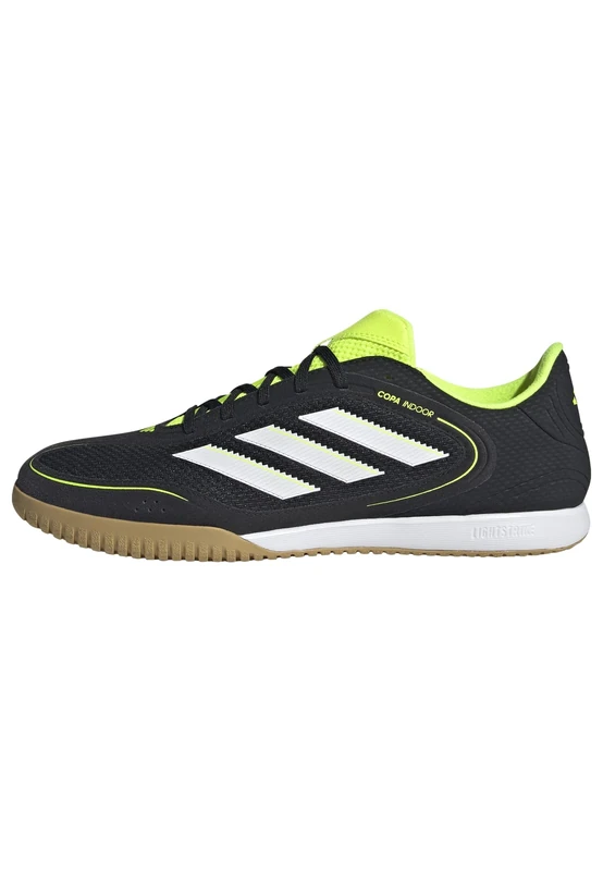 adidas Unisex COPA Indoor Court League Football Boots, core Black/FTWR White/Lucid Lemon, 9.5 UK