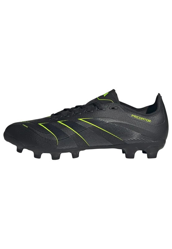 adidas Unisex Predator League Multi Ground Football Boots, core Black/Carbon/Lucid Lemon, 11.5 UK