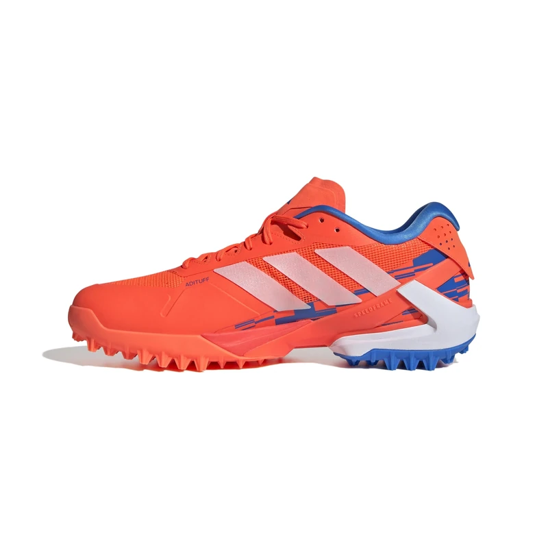 adidas Unisex Adizero LUX 3 Hockey Shoes, Team Solar Orange/Zero Metalic/Bright Royal, 4 UK