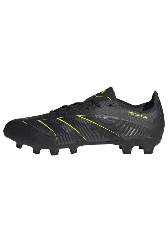 adidas Unisex Predator League Multi Ground Football Boots, core Black/Carbon/Lucid Lemon, 11 UK