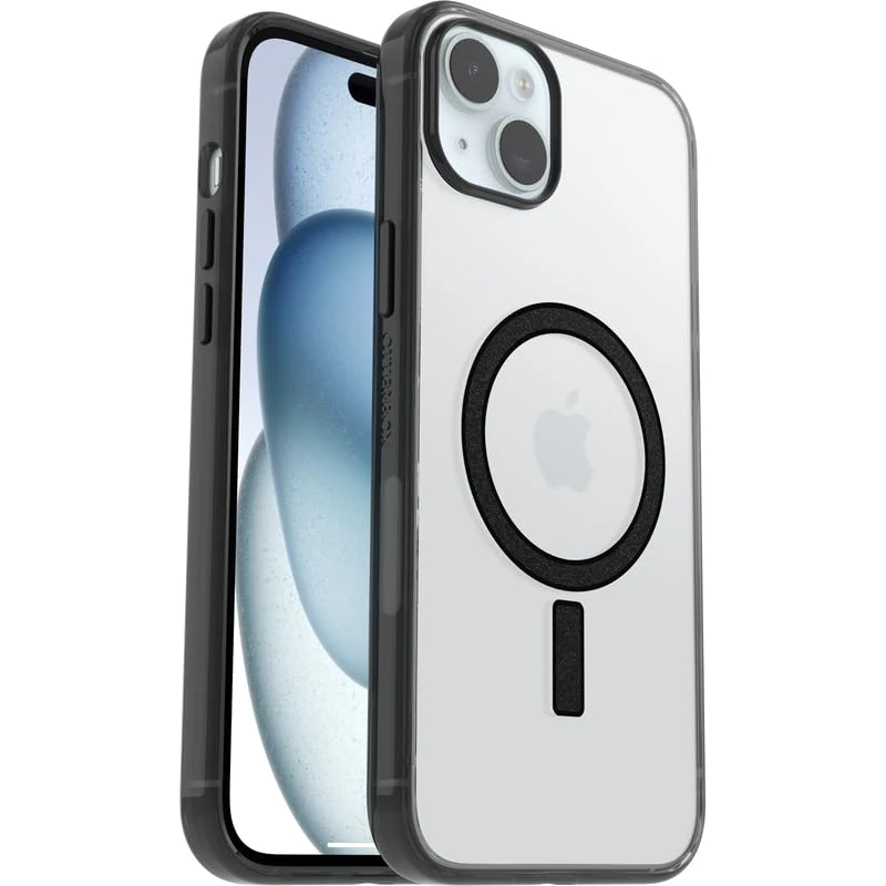 OtterBox Clear Case Series with MagSafe for iPhone 15 Plus, Shockproof, Drop Proof, Ultra-Slim, Protective Case, 3x Tested to Military Standard, Manta Ray