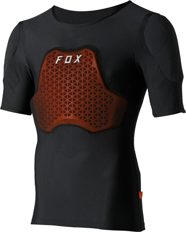 Fox Racing - BASEFRAME PRO SS – D3O Mountain Bike Protector Shirt – Shoulder Pads, Adjustable, Guards, Mountainbike Cycling, Black, 2X