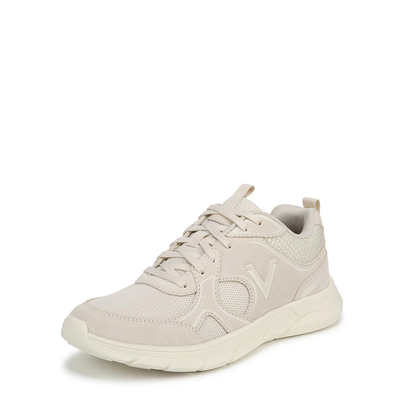 Vionic Women's Walk Parkside Trainers with Arch Support Cream UK 4.5 Medium Fit