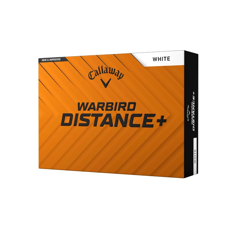 Callaway Golf Warbird Distance + Golf Ball 2025, 24 Ball Pack, White