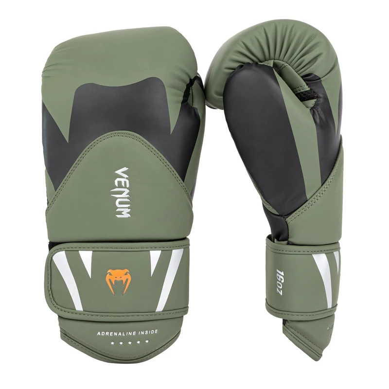 Venum Challenger 4.0 Boxing Gloves, Khaki and Black