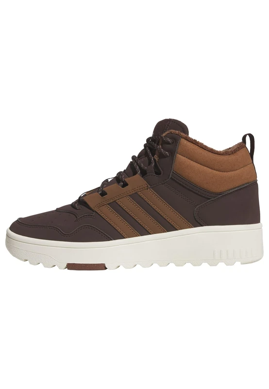 adidas Unisex Hoops 4.0 Mid Shoes, Shadow Brown/Supplier Colour/Off White, 9.5 UK