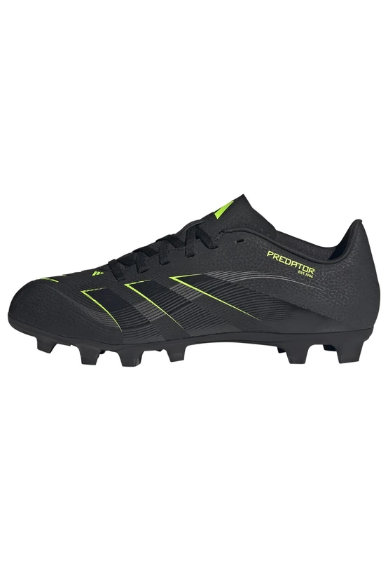 adidas Unisex Predator Club Firm Ground/Multi Ground Football Boots, Core Black/Carbon/Lucid Lemon, 13 UK