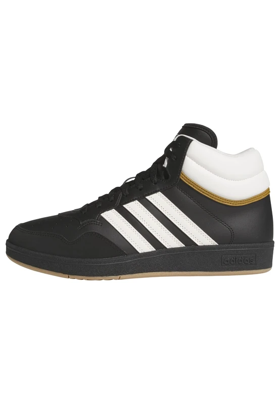 adidas Unisex Hoops 4.0 MID Shoes, core Black/FTWR White/Bronze strata, 5.5 UK
