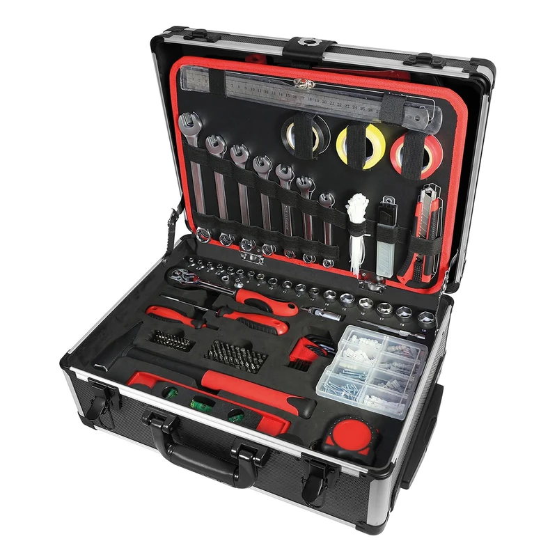 Brüder Mannesmann M29076 Tool Trolley 211 Pieces