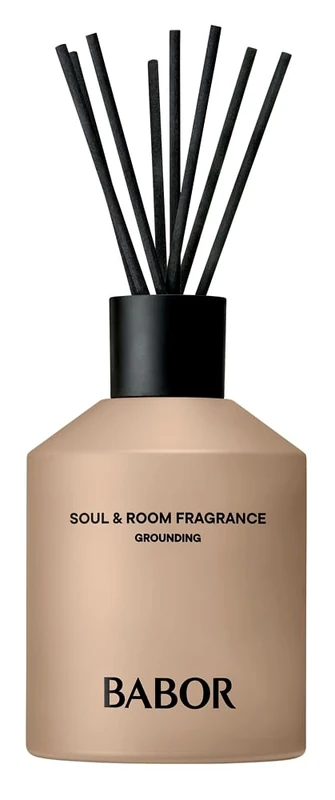 BABOR Soul & Room Fragrance Grounding | Raumduft mit beruhigender floral-holziger Note | Mit Duftstäbchen | Home Duft | Mit ätherische Ölen und Patchouli | Tierversuchsfrei | 220 ml