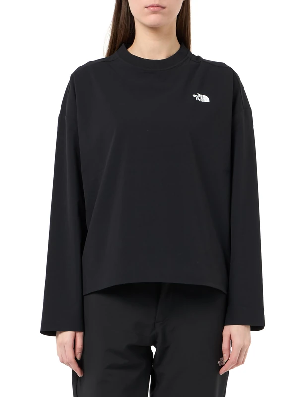 The North Face Women's Woven T-Shirt, TNF Black, S