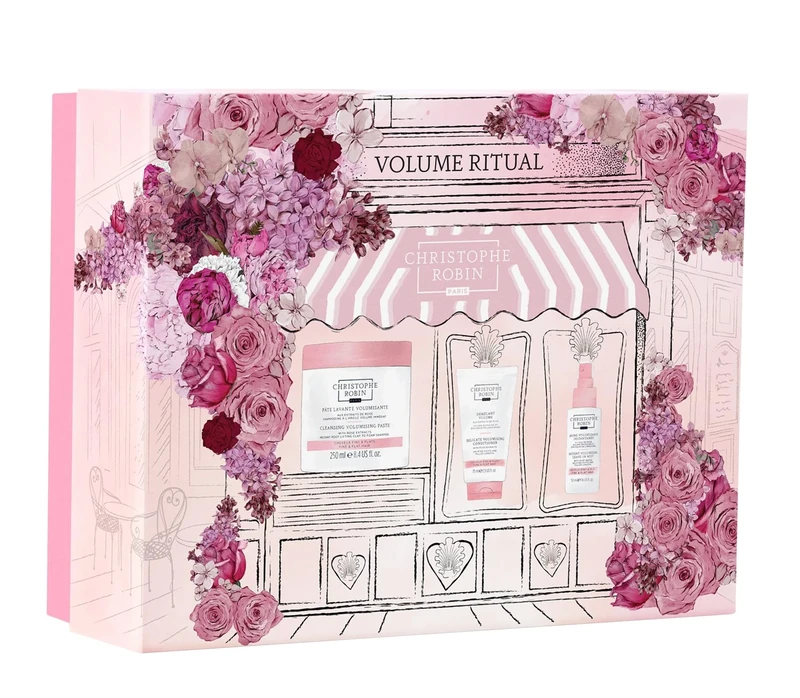 Christophe Robin Dreamy Volume Ritual – Volumizing Hair Care Set, Adds Body & Lift, Strengthens Hair, Boosts Fullness & Shine