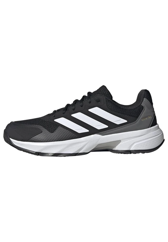 adidas Men's Courtjam Control 3 Tennis Shoes, core Black/FTWR White/Grey Four, 14 UK
