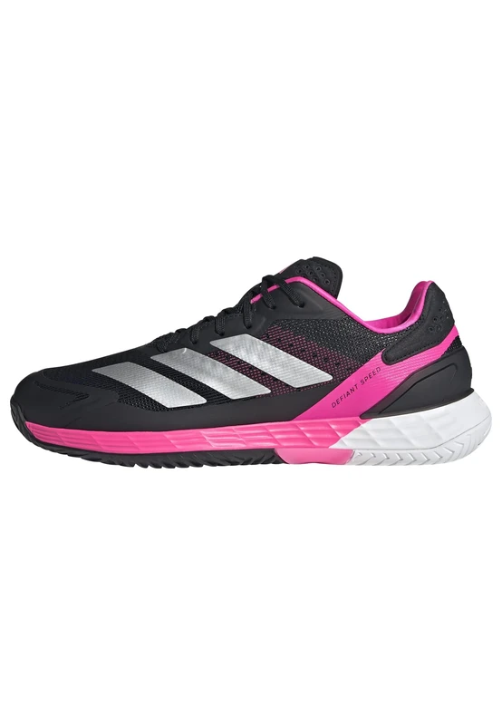 adidas Men's Defiant Speed 2 Tennis Shoes, core Black/Silver met./core Black, 8 UK