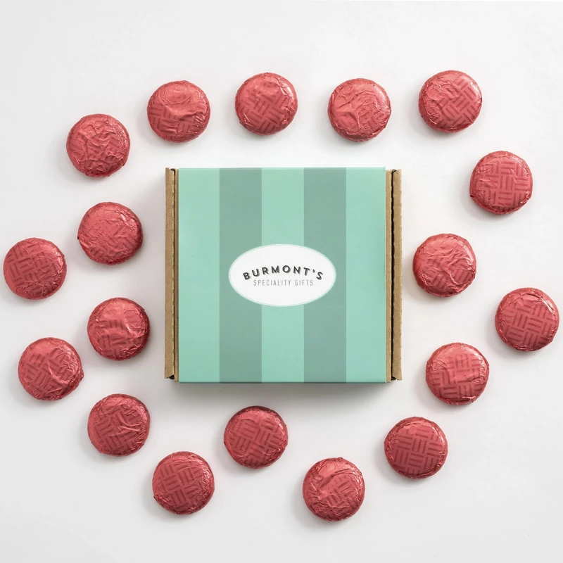 Vegan & Dairy Free Chocolate Creams - 18 Pink Gin Fondant Dark Chocolates – Exclusive To Burmont’s