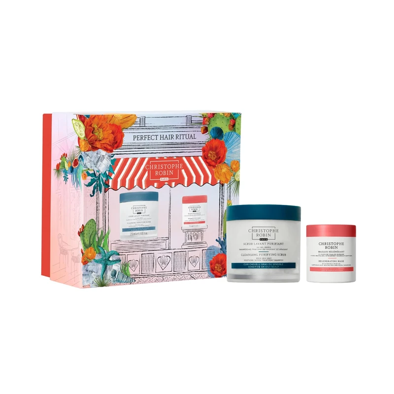 Christophe Robin Perfect Hair Ritual – Complete Hair Care Set for Nourishment, Repair & Styling, Enhances Hair Health & Shine