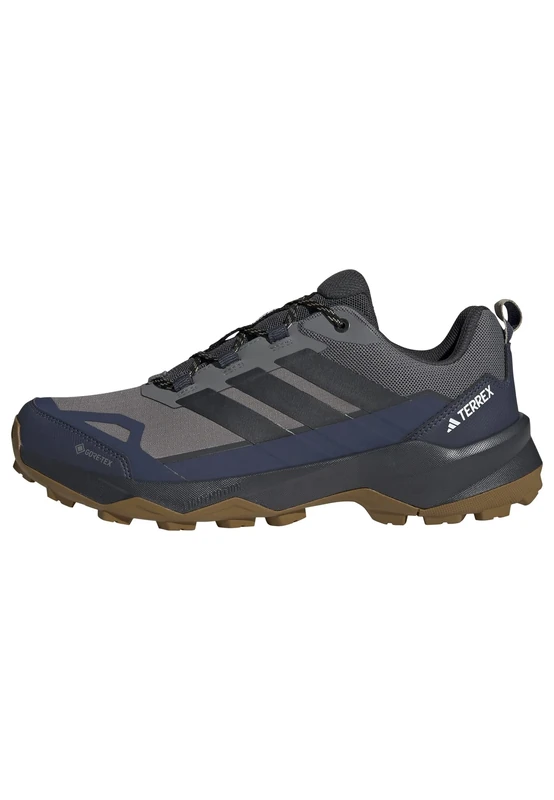 adidas Men's Terrex Skychaser AX5 Gore-TEX Hiking Shoes, Grey Four/Carbon/Shadow Navy, 8 UK