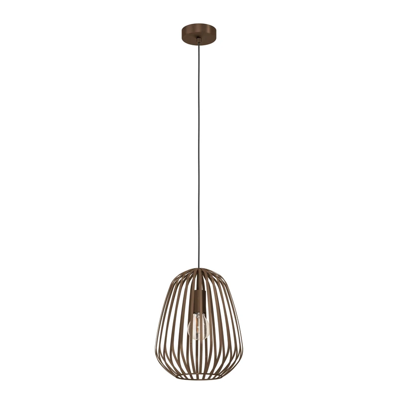 Eglo Espinal Pendant Lamp - Industrial Vintage Black and Bronze