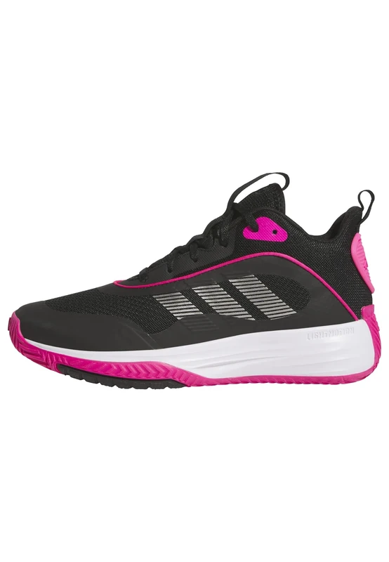 adidas Men's OWNTHEGAME 3.0 Shoes, core Black/Iron met./Shock Pink, 11 UK