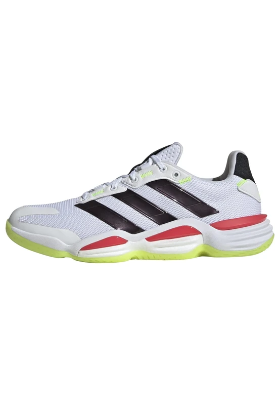 adidas Men's Stabil 16 Indoor Shoes Sports, Cloud White/Aurora Met. / Aurora Plum, 10 UK