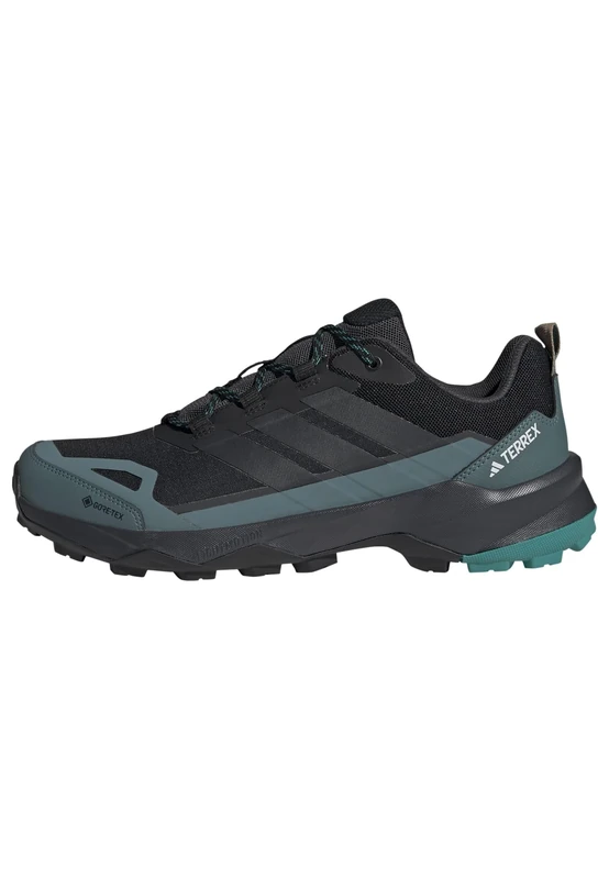 adidas Men's Terrex Skychaser AX5 Gore-TEX Hiking Shoes, Core Black/Carbon/Pure Teal, 10 UK