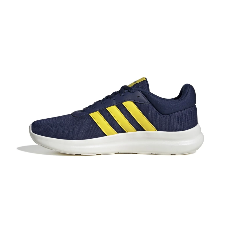 adidas Men's LITE Racer 4.0 Shoes, Dark Blue/Yellow/Core White, 8.5 UK