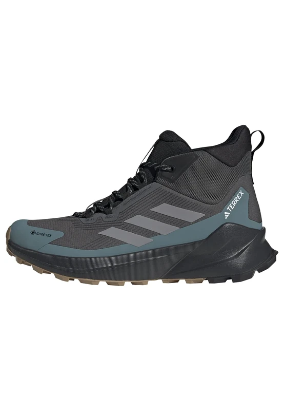 adidas Men's Terrex Trailmaker 2 Mid Gore-TEX Hiking Shoes, Grey Six/Grey Three/Preloved Teal, 6.5 UK