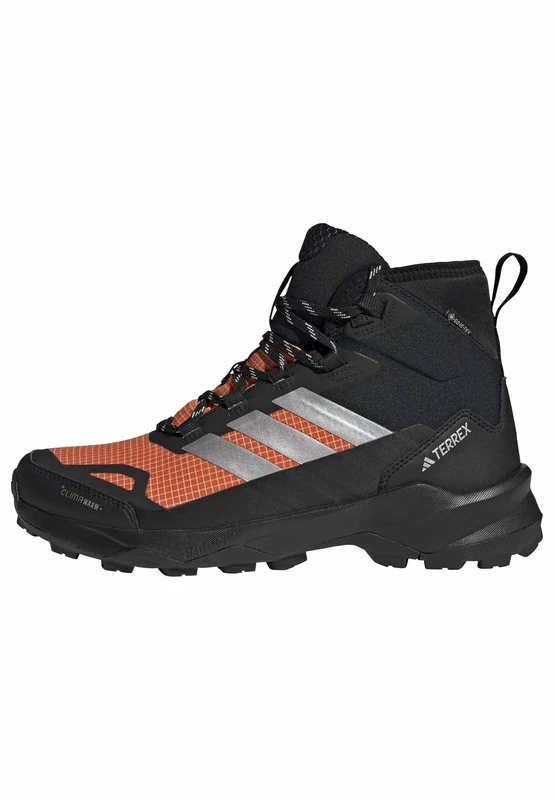 adidas Men's Terrex Skychaser AX5 Mid Gore-TEX Climawarm+ Hiking Shoes, core Black/Silver met./semi Impact Orange, 7 UK