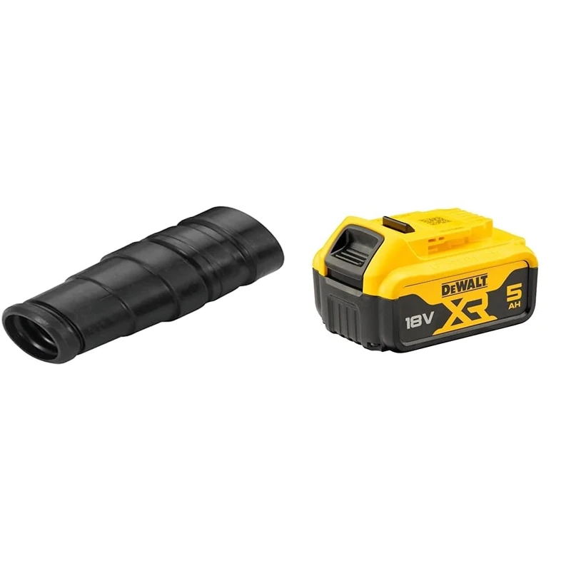 DEWALT DWV9120-XJ Dust Connection System Adapter + DEWALT Battery