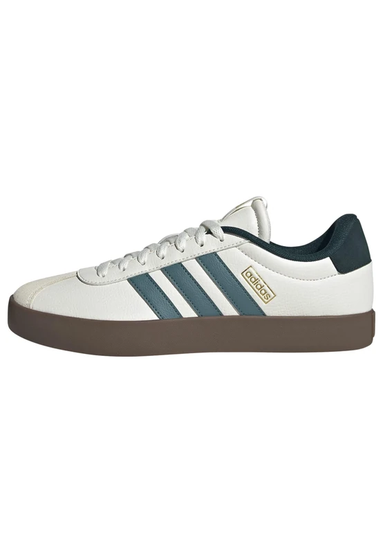 adidas Men's VL Court 3.0 Shoes, core White/preloved Teal/Aurora Ivy, 6 UK