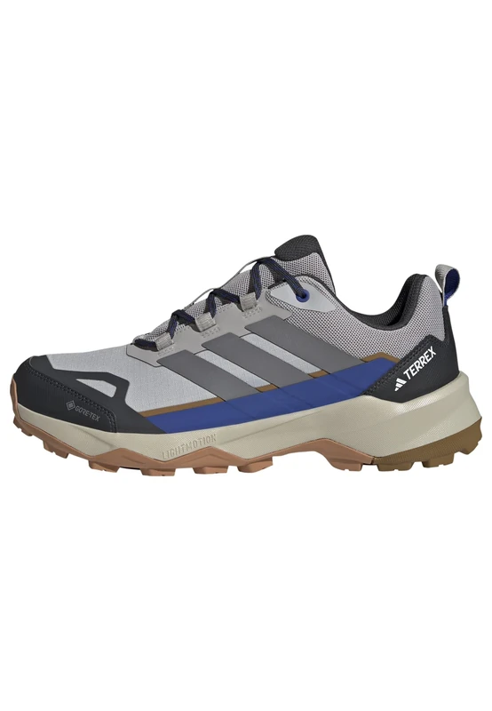 adidas Men's Terrex Skychaser AX5 Gore-TEX Hiking Shoes, Grey Two/Grey Four/Semi Lucid Blue, 11 UK