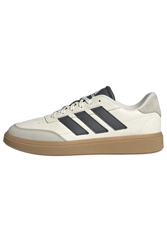 adidas Men's Courtblock Shoes, Off White/Grey six/Wonder Alumina, 6 UK