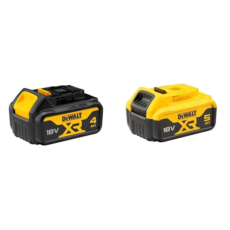 DEWALT DCB182-XJ 18V XR Lithium-Ion Battery, Black/Yellow, 4.0Ah + DEWALT Battery