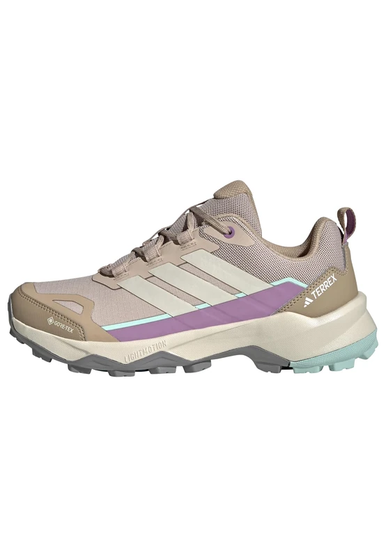 adidas Women's Terrex Skychaser AX5 Gore-TEX Hiking Shoes, Wonder Taupe/Alumina/Preloved Purple, 3.5 UK