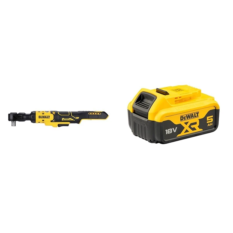 DEWALT DCF512N-XJ 18V XR Brushless 1/2" Open Head Ratchet - Bare Unit Battery