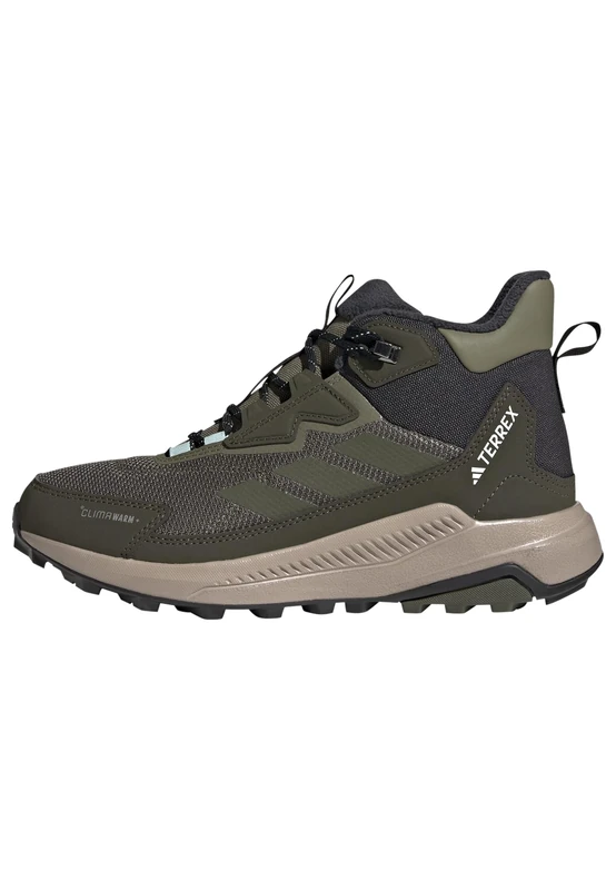 adidas Women's Terrex Anylander Climawarm+ Hiking Shoes, Olive Strata/Night Cargo/Semi Flash Aqua, 5.5 UK