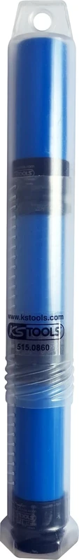 KS Tools 515.0860 1/2 Inch Aluminium Rims Power Socket, Long, 17 mm, 3 x 515.1073 in Plastic Tube
