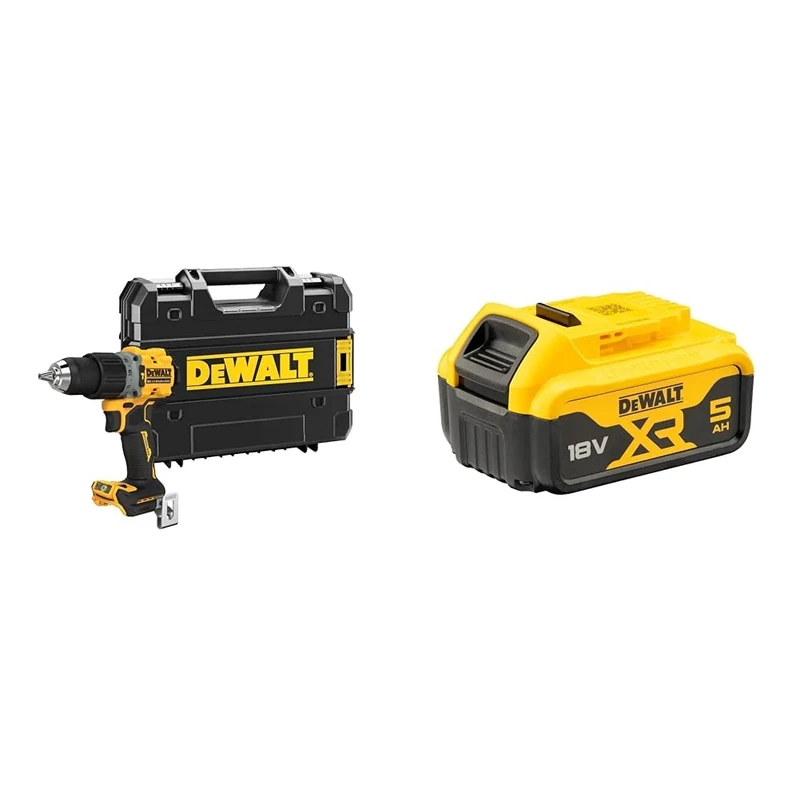 DEWALT DCD805NT-XJ 18V XR Brushless Hammer Drill Driver - Bare Unit + DEWALT Battery