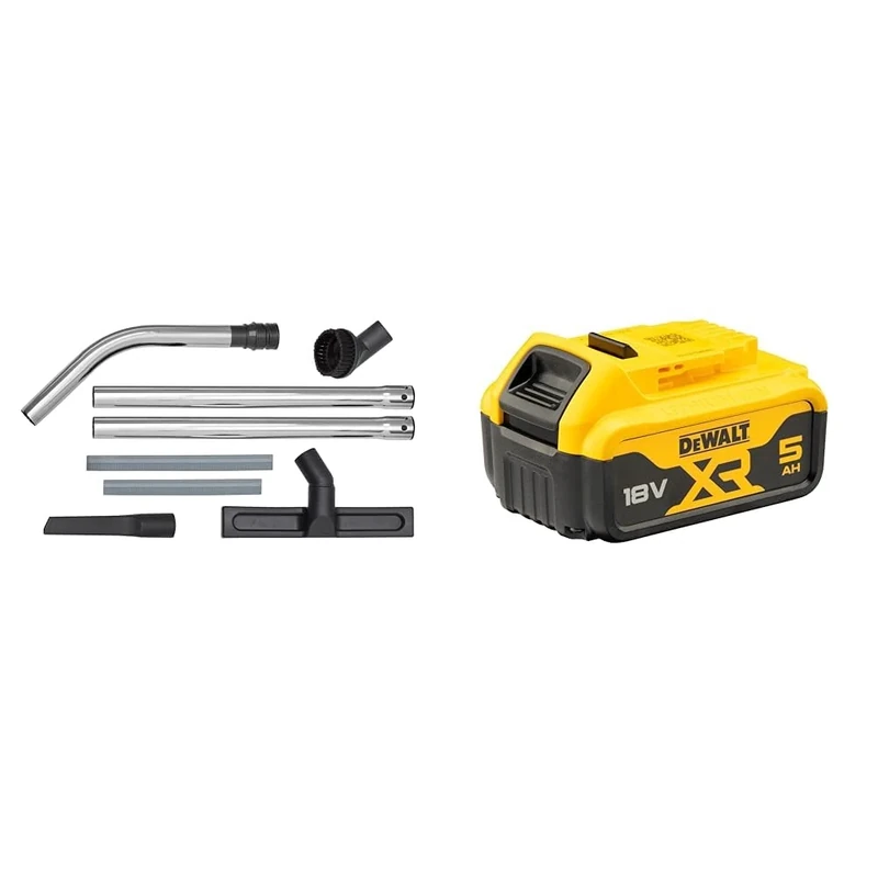Dewalt Floor Cleaning Set for Extraction Systems, 1 Piece, DWV9350-XJ. + DEWALT Battery