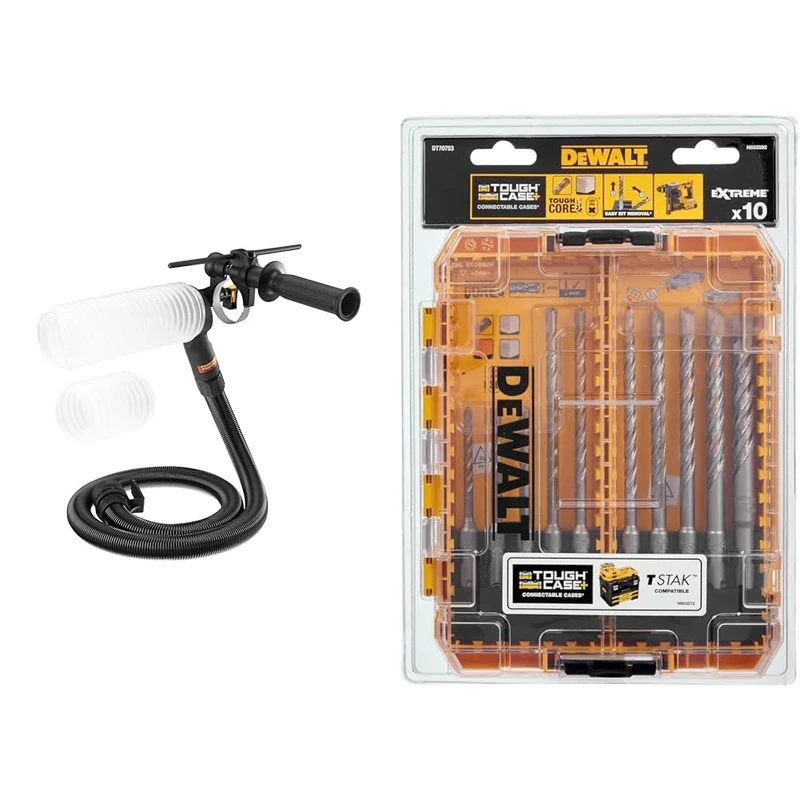 DEWALT DWH201D-XJ - Sistema de extracción de polvo para martillos SDS-Plus + Suitable Power Tool Accessory