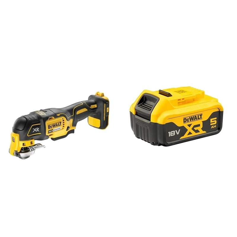 DEWALT DCS355N-XJ Oscillating Multi-Tool 18V Li-Ion Cordless Brushless Battery Powered + DEWALT Battery