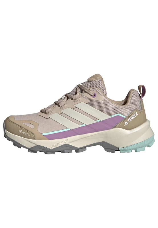 adidas Women's Terrex Skychaser AX5 Gore-TEX Hiking Shoes, Wonder Taupe/Alumina/Preloved Purple, 7.5 UK