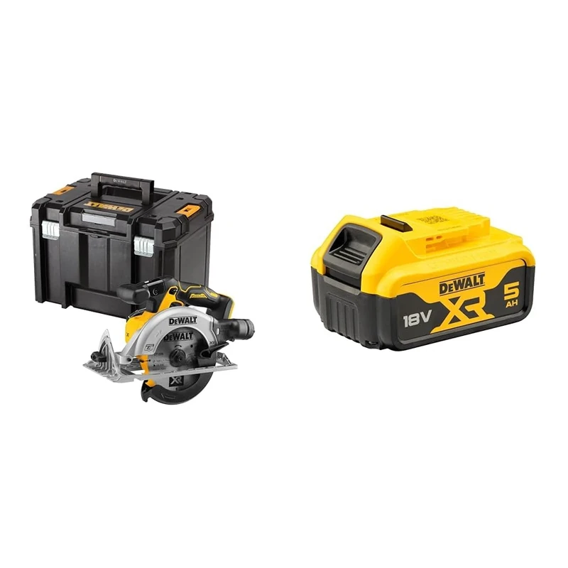 DEWALT DCS565NT-XJ 18V XR 165mm Circular Saw - Bare Unit + DEWALT Battery