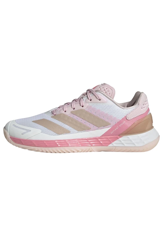adidas Women's Defiant Speed 2 Tennis Shoes, FTWR White/ash Pearl/Bliss Pink, 8 UK