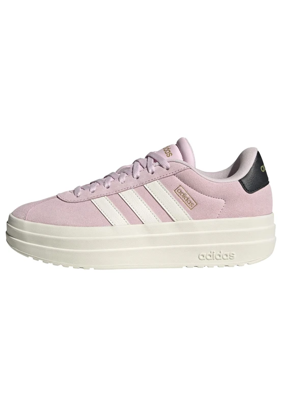 adidas Women's VL Court Bold Shoes, Clear Pink/core White/core Black, 4.5 UK