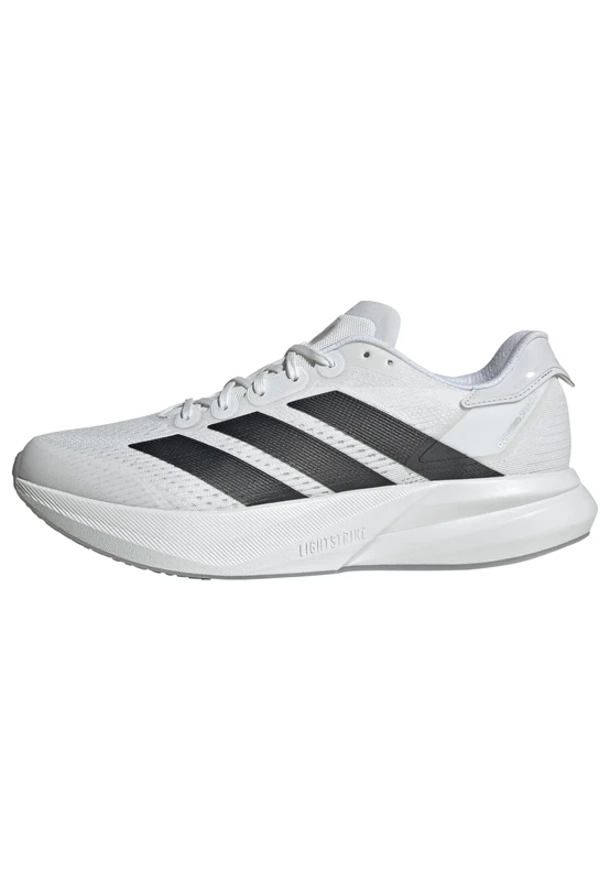 adidas Men's Duramo Speed 2 Running Shoes, Cloud White/Core Black/Halo Silver, 4 UK