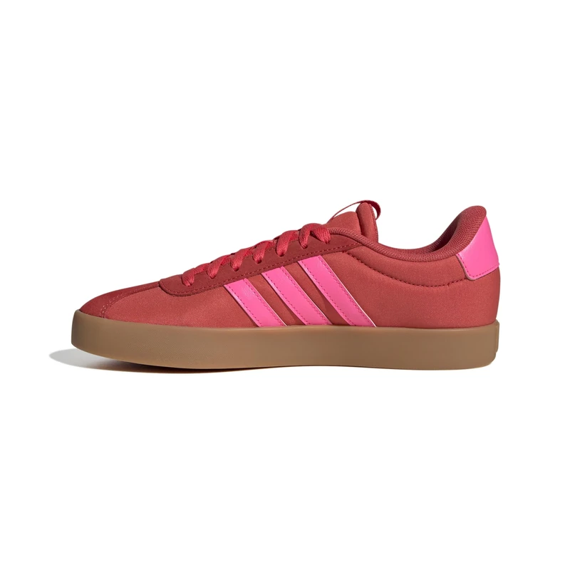 adidas Women's VL Court 3.0 Shoes, semi Lucid red/Lucid Pink/core White, 9.5 UK